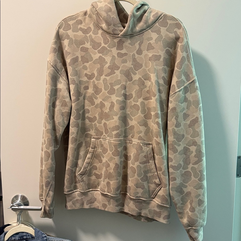 Abercrombie & Fitch Beige Camo Inspired Hoodie